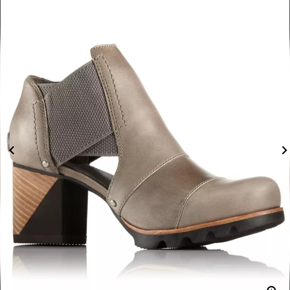 Sorel ADDINGTON™ CUT OUT BOOTIE 6.5 leather grey